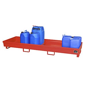 Bauer Südlohn Auffangwanne AO-4/B, lackiert, Feuerrot