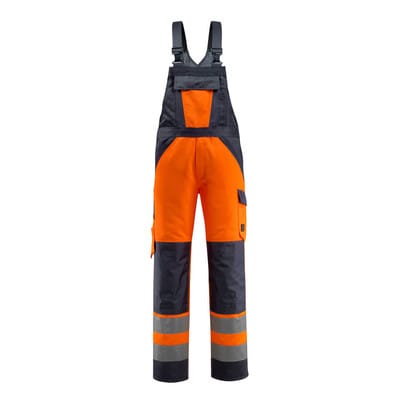 Mascot Latzhose Gosford hi-vis orange/schwarzblau Größe 66
