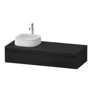 Duravit Waschtischunterschrank Zencha 130x55cm, B L, E schw/gra m, k Einr-Sys