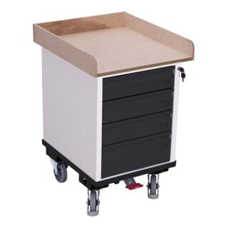 Cordes Schubladenschrank mit 1 Ladefläche RAL 7016