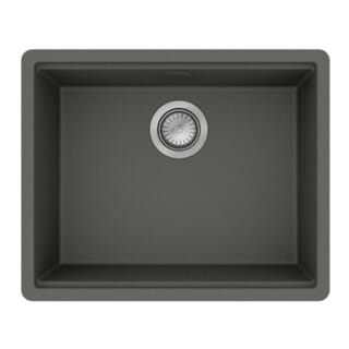 hansgrohe Einbauspüle S53 SilicaTec, 547x447mm, steingrau