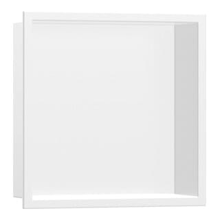 hansgrohe Wandnische XtraStoris Original 300x300x70mm, mattweiß, mit Rahmen