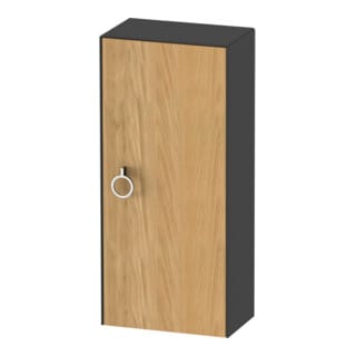 Duravit Halbhochschrank White Tulip 40x24x88cm, 1 T m G, An R, E N gra hgl