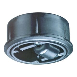 BS Rollen Glocke G87, Ø 60mm ohne Feststeller zum Einpressen Kunststoff schwarz
