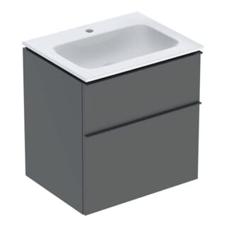 Geberit Möbel-Waschtischset iCon 60x63x48cm, we/KeraTe, Ko/Fr/Gr la. matt