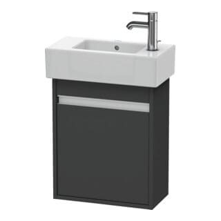 Duravit Waschtischunterschrank Ketho 45x22,5x55cm, wandhängend, T re, graphit matt