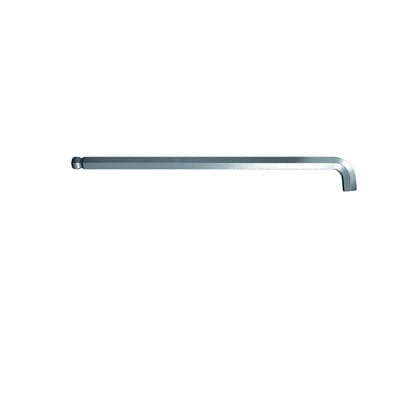 Wiha Stiftschlüssel Sechskant-Kugelkopf mit kurzem Schenkel, mattverchromt 5 x 163 mm, 15 mm