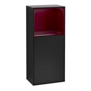 V&B Seitenschrank Finion 41,8x93,6cm, re, Reg ob Peo m, bla m Lac