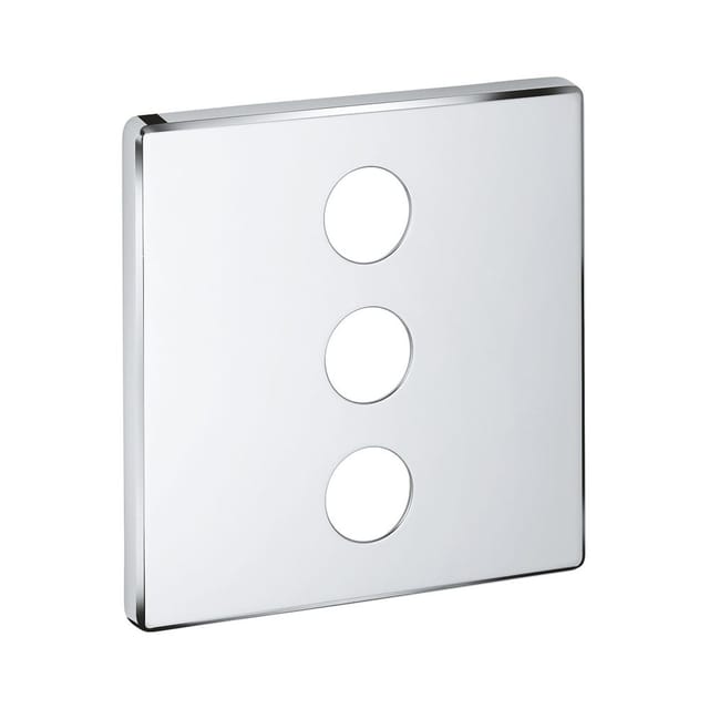 Grohe Rosette 48368 eckig für SmartControl chrom