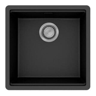 hansgrohe Einbauspüle S53 SilicaTec, 447x447mm, graphitschwarz