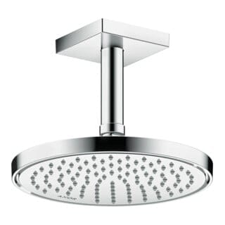 hansgrohe Deckenanschluss 100mm, chrom, eckig