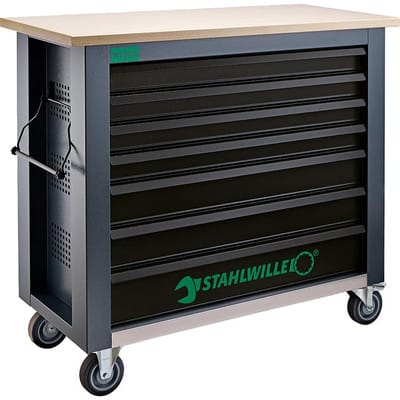 Stahlwille Mobile Werkbank WB 625 7 Schubladen anthrazit, RAL 7016 L.500mm x B.1500mm x H.1045mm