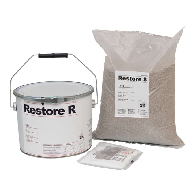 Moravia Restore Bodenreparatur-System 5 kg Bindemittel + 12,5 kg Quarzsand
