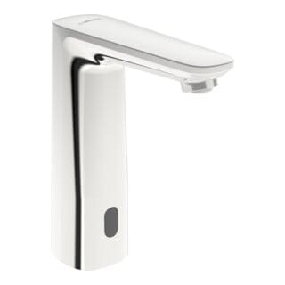 Hansa Infrarot-Waschtisch-Armatur HANSAELECTRA chrom, Netzbetrieb, Ausladung 118mm