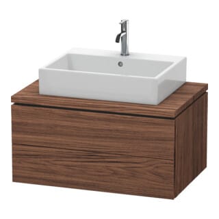 Duravit Waschtischunterschrank L-Cube 82x54,7cm, Nussb dkl., f Kons, 2 Schub.