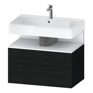 Duravit Waschtischunterschrank Qatego 79x47x59cm, w m/E s, 1 Kast, m Nischenb