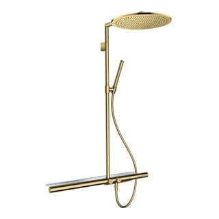 hansgrohe Showerpipe Axor m TH 800, KB 350mm, 1j, pol. gol opt