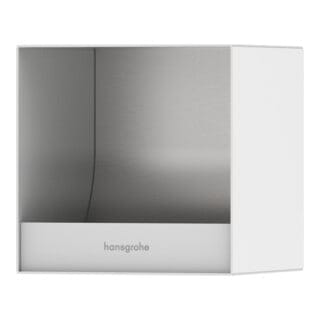 hansgrohe Einbau-Toilettenpapierhalter XtraStoris 150x150x140mm, mattweiß