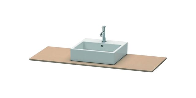 Duravit Konsole XSquare 140x55x1,6cm, m 1 AS, Ausschn mit, lei