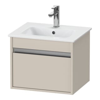Duravit Waschtischunterschrank Ketho Compact 50x41,2x41cm, 1 Ausz., wandhängend, Taupe