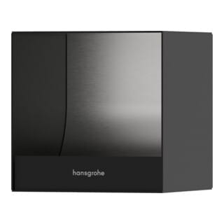 hansgrohe Einbau-Toilettenpapierhalter XtraStoris 150x150x140mm, mattschwarz