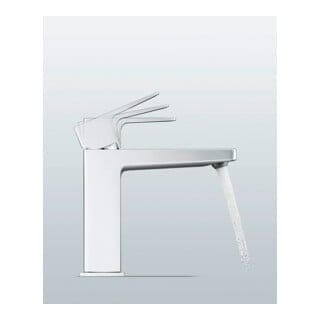 Duravit Waschtisch-Einhebelmischer M Manhattan Ausl. 129mm, m Zugst.Abl.Gar., chrom