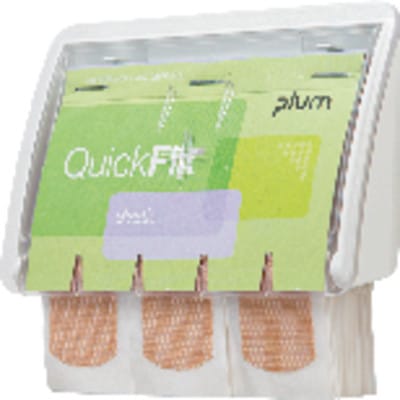 Pflasterspender QuickFix® UNO B130xH85xT35ca.mm transp.PLUM