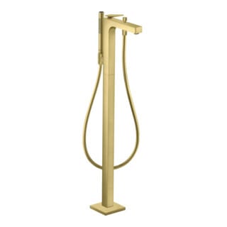 hansgrohe Wannen-Einhebelmischer Axor Citterio A 200mm, bodensteh., m Hebel, brush. br