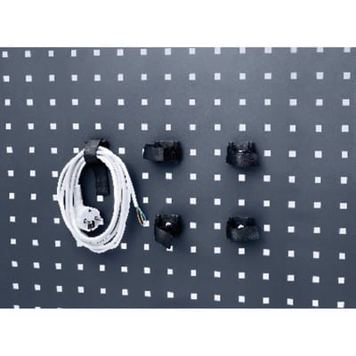 bott Fixhalter B34xT37xD12 mm für Kabel und Schläuche für Lochplatten