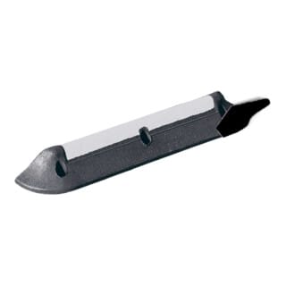 Moravia Bordsteinaufkantung schwarz weiß reflektierend 750 x 120 x 90 mm + Dübel