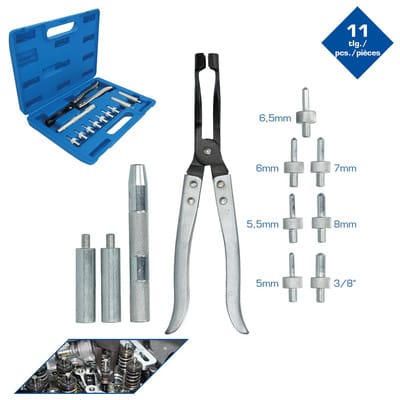 Brilliant Tools Ventilschaftabdichtungs-Montage und Demontage-Satz, 11-tlg
