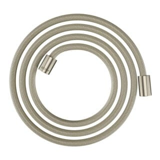 hansgrohe Textilbrauseschlauch 2000, Mut. beids. zyl, brushed nickel