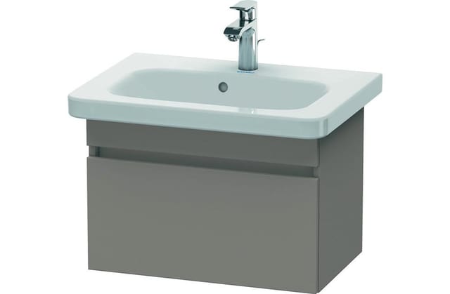 Duravit Waschtischunterschrank Com DuraStyle 58x36,8cm, basalt matt, 1 Auszug
