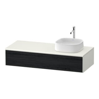 Duravit Waschtischunterschrank Zencha 130x55cm, B R, E sw/we m, k Einr-Sys