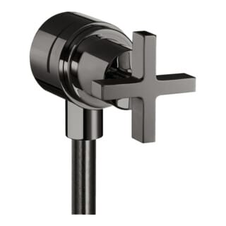 hansgrohe Absperrventil Axor Citterio Stop m Rückflussverh., Kreuz, pol. bla chrome