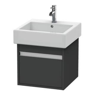 Duravit Waschtischunterschrank Ketho 45x44cm, graph ma, 1 Auszug, wandhängend