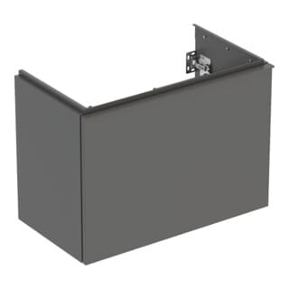 Geberit Waschtischunterschrank Acanto verk. Ausl., Br. 74cm, la. ma / la. matt