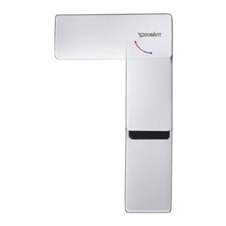 Duravit Waschtisch-Einhebelmischer M FreshStart Manhattan Ausl. 129mm, m Zugst.Abl.Gar., chrom