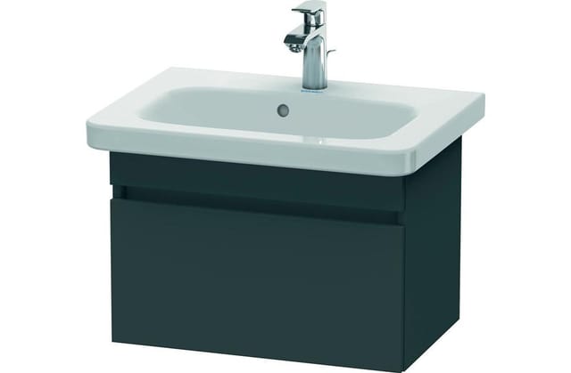 Duravit Waschtischunterschrank Com DuraStyle 58x36,8cm, graphit matt, 1 Auszug