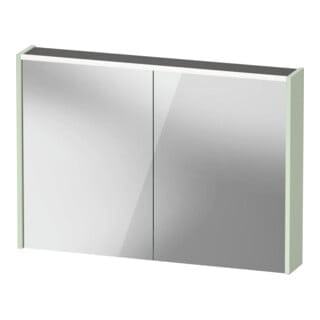 Duravit LED-Spiegel D-Code 2.0 m Steckd. 2 T, Lichtf ob, 100x70x14,8cm, grün ma