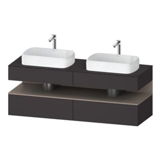 Duravit Waschtischunterschrank Qatego 160x55x60cm, ba m/Gr m, Pl, B bs, B