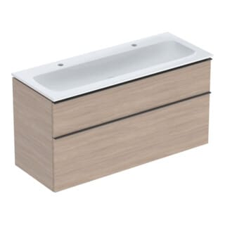 Geberit Möbel-Waschtischset iCon 120x63x48cm, we/KeraTe, Ei, Gr. la. matt