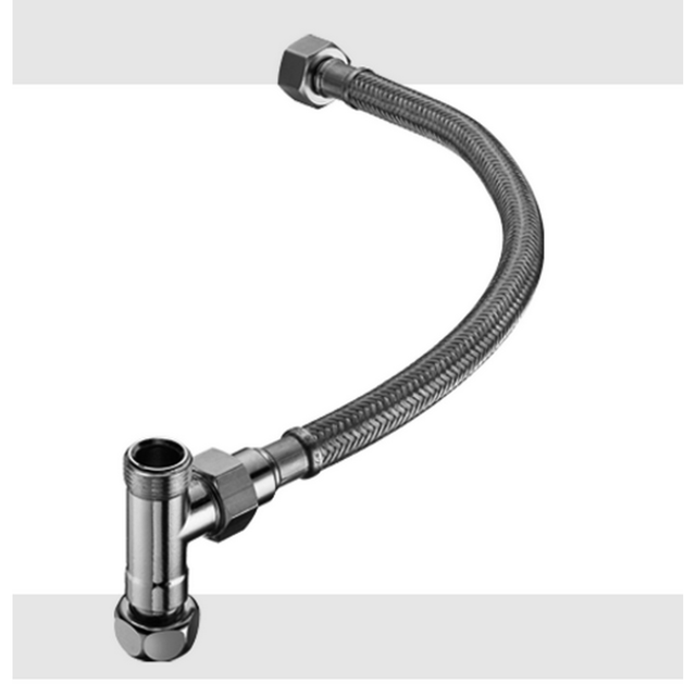 Schell Anschlussset f Eckvent. THM, flexibel, verchromt