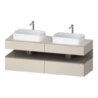 Duravit Waschtischunterschrank Qatego 160x55x60cm, ba m/ta m, Pl, B bs, B