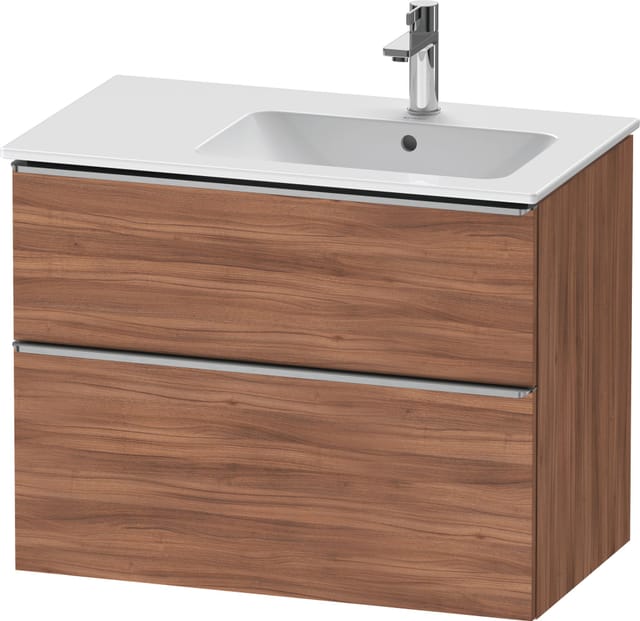 Duravit Waschtischunterschrank D-Neo 81x46,2cm, 1 Kast, B R, ES geb/Nussb Nat