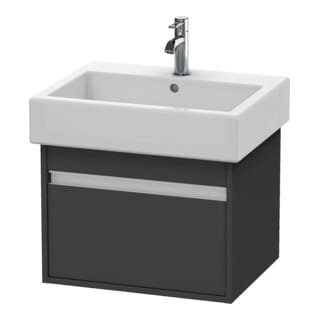 Duravit Waschtischunterschrank Ketho 55x44cm, graph ma, 1 Auszug, wandhängend