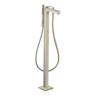 hansgrohe Wannen-Einhebelmischer Axor Citterio bodensteh., m Hebel, Rautens, brush. ni.