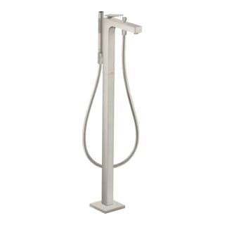 hansgrohe Wannen-Einhebelmischer Axor Citterio boden, m Hebel, Rautens, Edelstahl-Optik