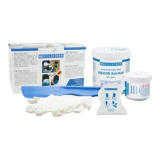 WEICON Epoxidharz-System 'Anti-Haft', sprühbar für Verschleißschutz mit Antihafteigenschaft, 0,5 kg, grau