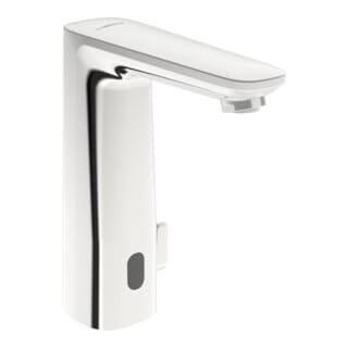 Hansa Infrarot-Waschtischarmatur HANSAELECTRA DIGITAL chrom, Netzbetrieb, Ausladung 118mm